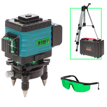 3D Лазерний рівень STIF Germany BL-05B (штатив у комплекті) 3D Лазерний рівень STIF Germany BL-05B (штатив у комплекті)