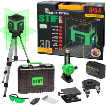 3D рівень STIF Germany BL-05GR (+штатив, мікроліфт) 3D рівень STIF Germany BL-05GR (+штатив, мікроліфт)